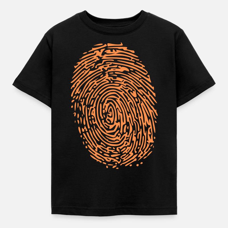 empreinte digitale - T-shirt Enfant - noir