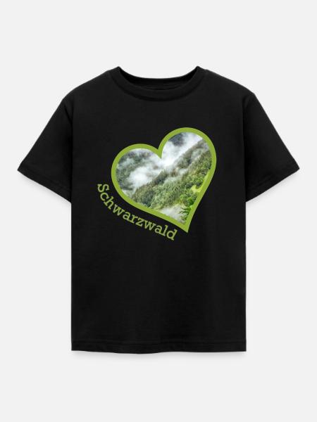 schwarzwald - Kinder T-Shirt - Schwarz