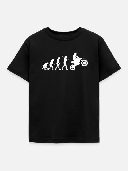 Biker Evolution - Kinder T-Shirt - Schwarz