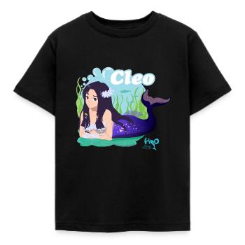 H2O Abenteuer Meerjungfrau Cleo - Kinder T-Shirt - Schwarz - Vorne - AI Model Kid Female (0cm)