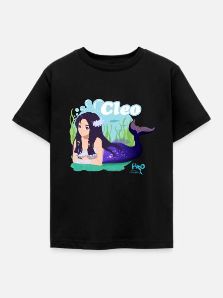 H2O Abenteuer Meerjungfrau Cleo - Kinder T-Shirt - Schwarz