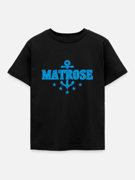 MATROSE - Kinder T-Shirt - Schwarz