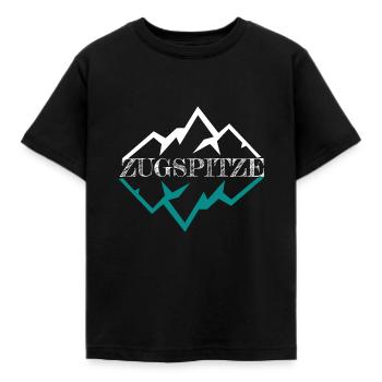 Zugspitze - Kinder T-Shirt - Schwarz - Vorne - AI Model Kid Female (0cm)