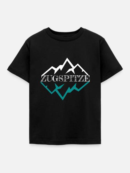 Zugspitze - Kinder T-Shirt - Schwarz