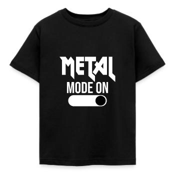 Metal Mode Heavy Metal - T-shirt Enfant - noir - Devant - AI Model Kid Female (0cm)