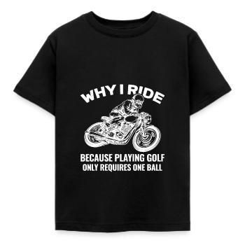 Bike Motorrad Motorrad Motorrad Geschenk - Kinder T-Shirt - Schwarz - Vorne - AI Model Kid Female (0cm)