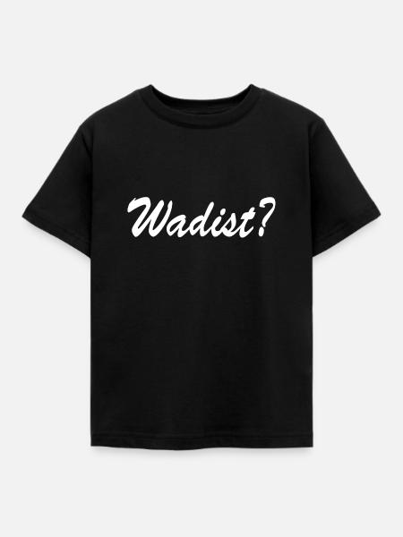 Wadist - Kids' T-Shirt - black