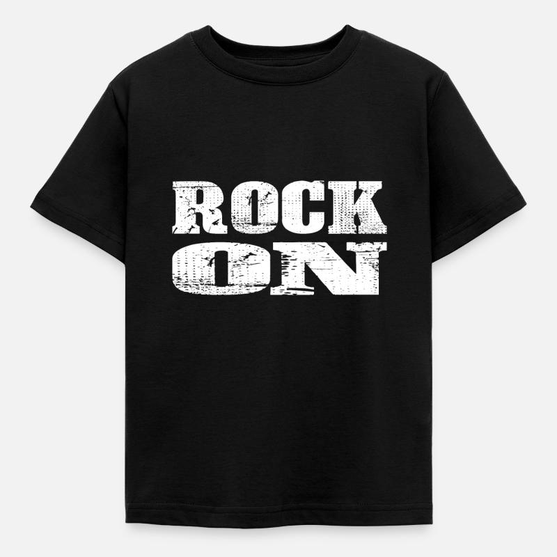 ROCK ON - T-shirt Enfant - noir