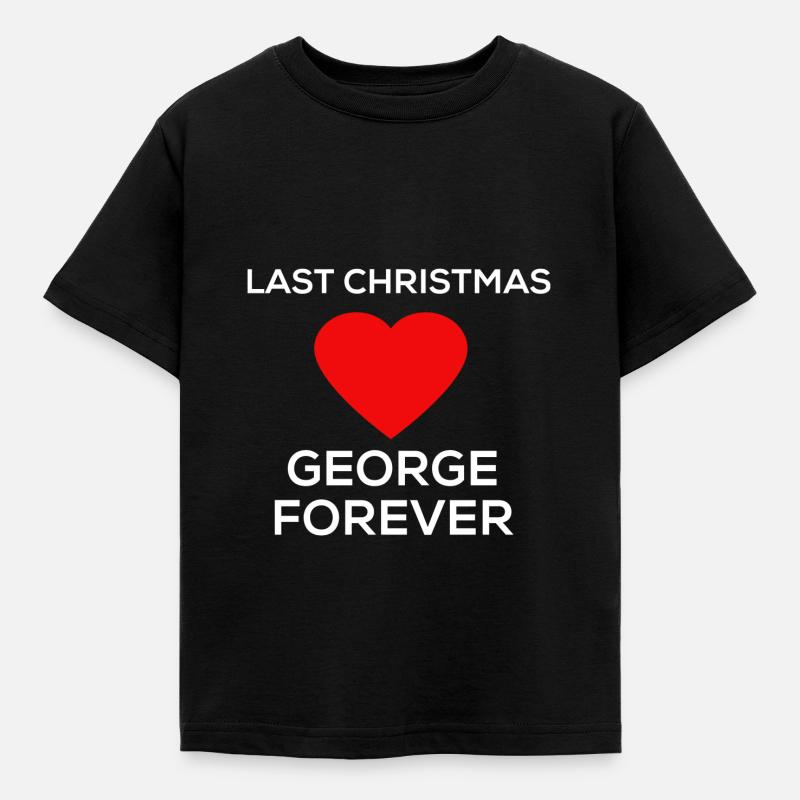 Last christmas george forever michael - Kinder T-Shirt - Schwarz