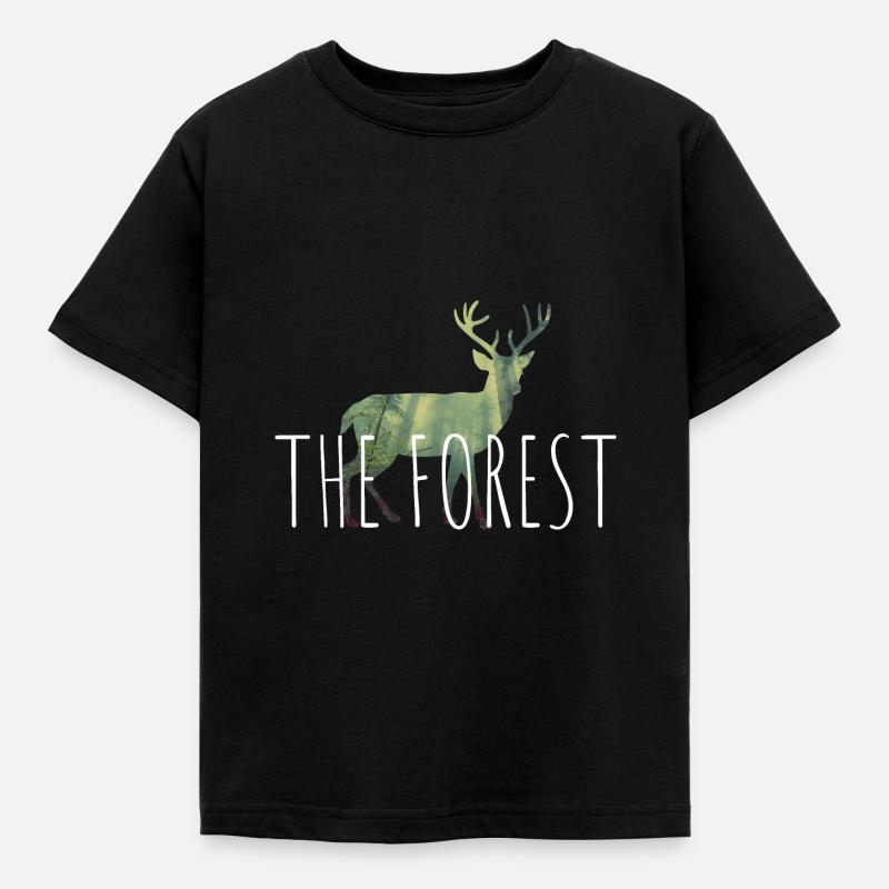 La forêt - T-shirt Enfant - noir