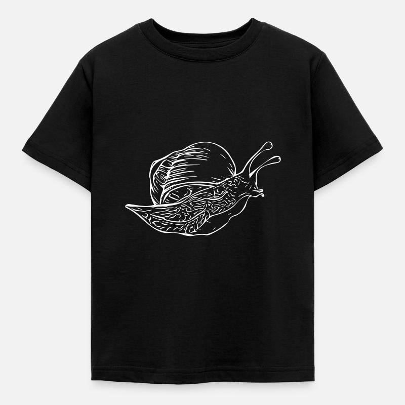 Escargot - T-shirt Enfant - noir