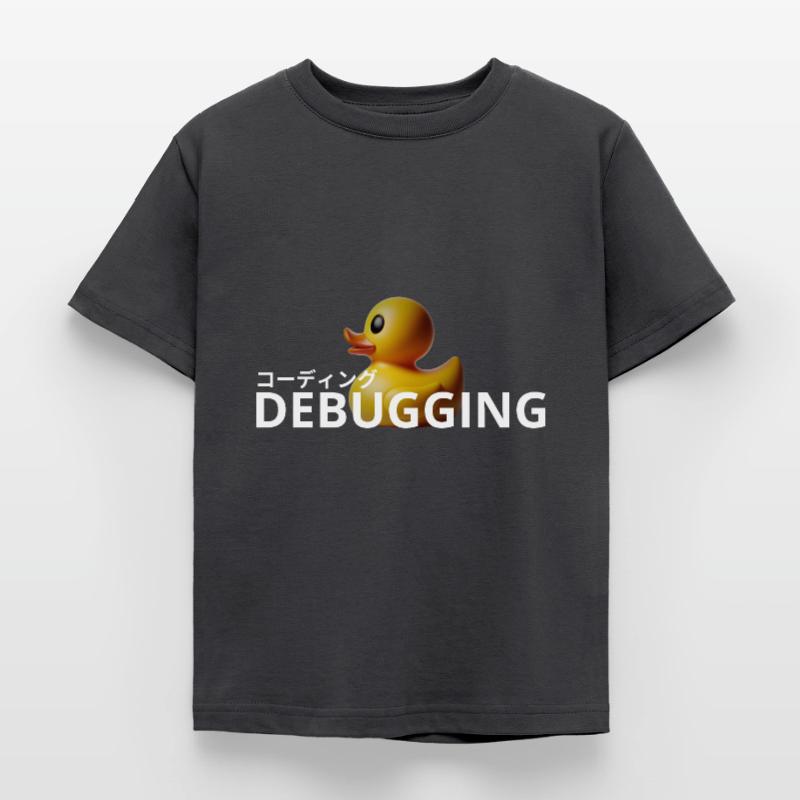 LUZILLION CODER COUTURE, RUBBER DUCK DEBUGGING Kinder T-Shirt