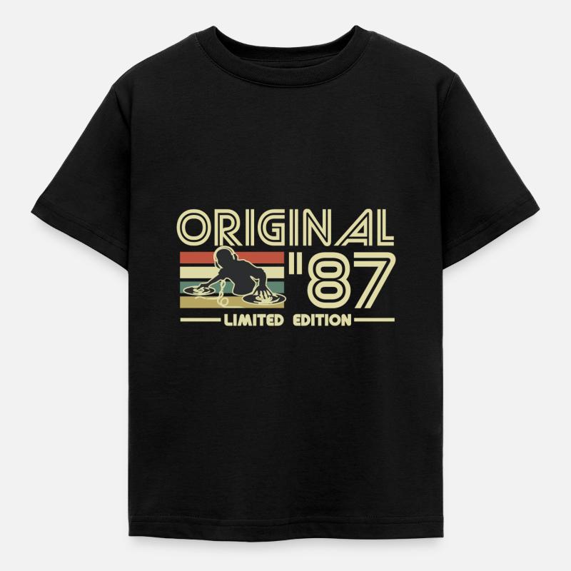 1987 - Kinder T-Shirt - Schwarz
