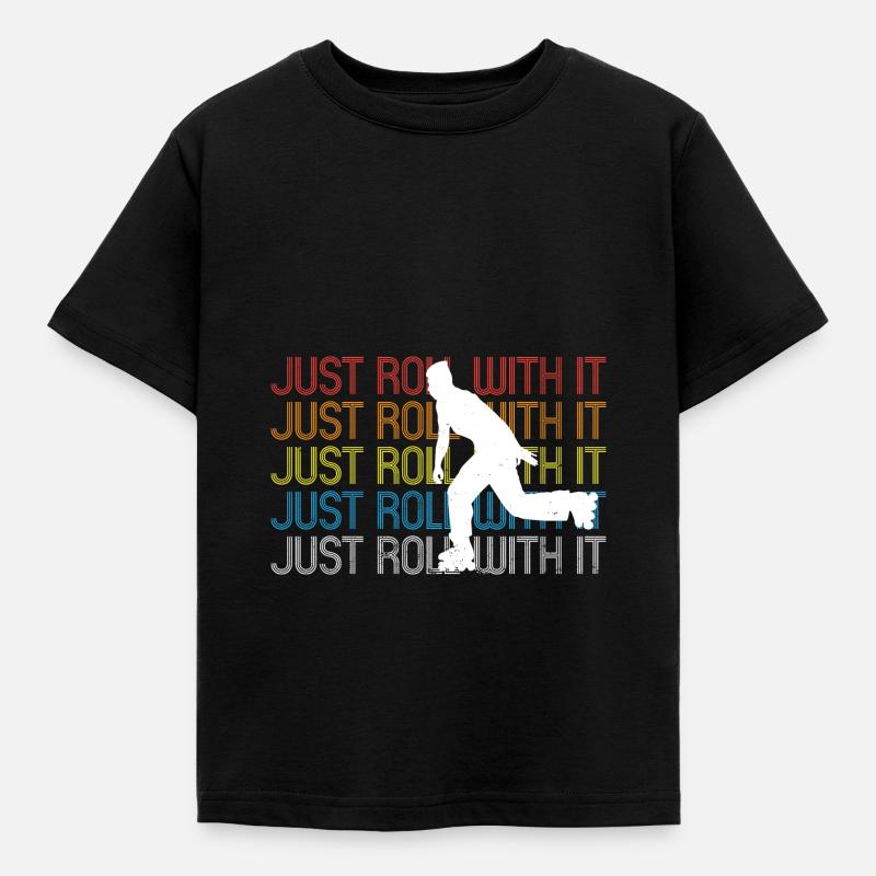 Rollerblades Roller Skates Inline Skater - Kids' T-Shirt - black