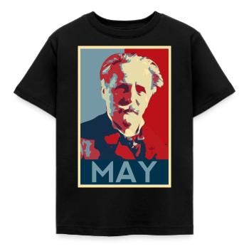 Karl May - Kids' T-Shirt - black - Front - AI Model Kid Female (0cm)