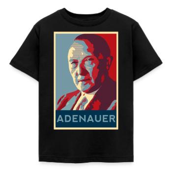 Chemise Konrad Adenauer - T-shirt Enfant - noir - Devant - AI Model Kid Female (0cm)