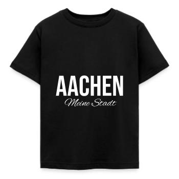 Aachen Deutschland Aachener Dom Germany - Kinder T-Shirt - Schwarz - Vorne - AI Model Kid Female (0cm)