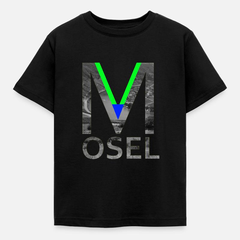 Mosel G - Kinder T-Shirt - Schwarz