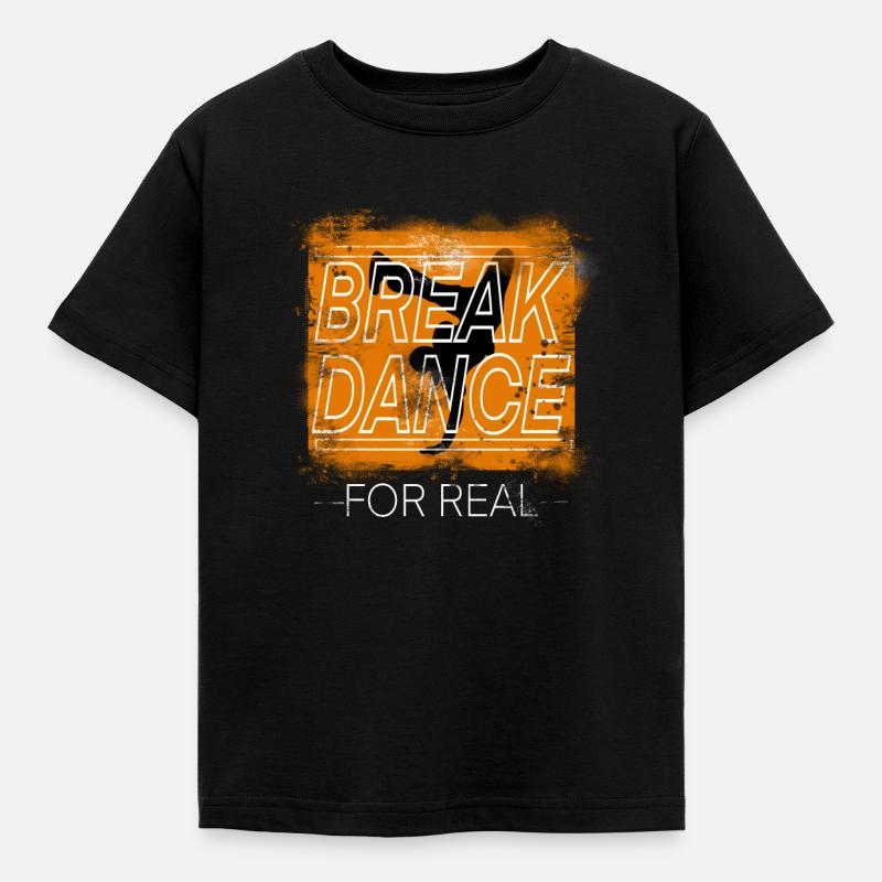Breakdance - Kinder T-Shirt - Schwarz