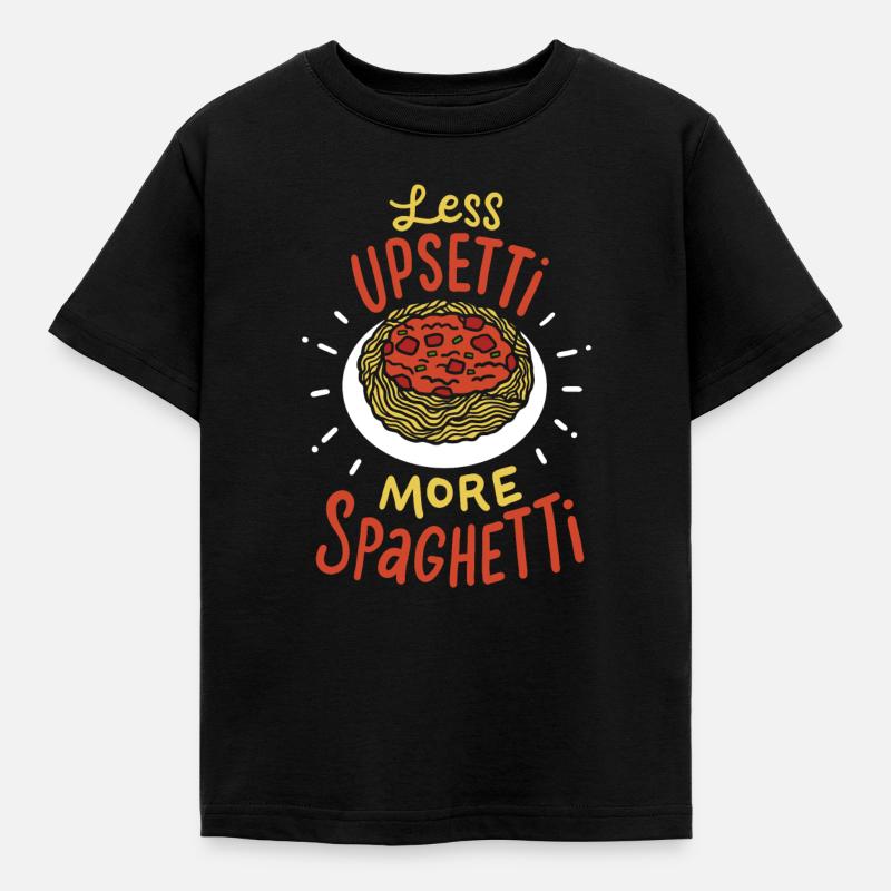 Spaghetti - T-shirt Enfant - noir