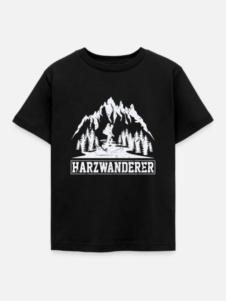 Harzwanderer - Kinder T-Shirt - Schwarz