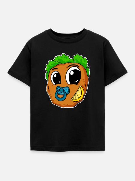 Baby Schnitzel - Kinder T-Shirt - Schwarz