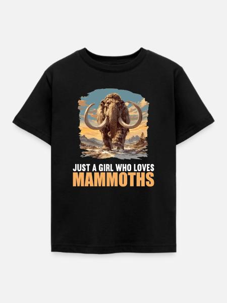 Mammuts Mammut - Kinder T-Shirt - Schwarz
