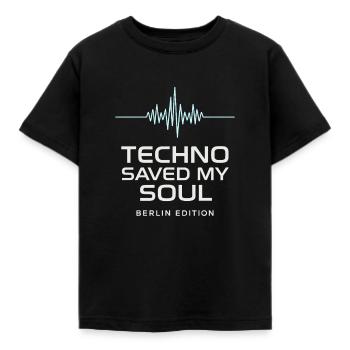 Techno Saved My Soul Berlin Edition Camicia - Maglietta per bambini - nero - Fronte - AI Model Kid Female (0cm)