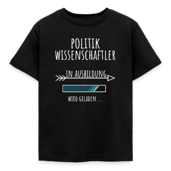 Political Scientist Political Science Studies - Kids' T-Shirt - black - Front - AI Model Kid Female (0cm)