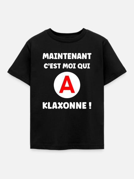 Führerschein-Humor - Kinder T-Shirt - Schwarz