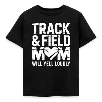 Athletics Sayings Athletics Gift - Kids' T-Shirt - black - Front - AI Model Kid Female (0cm)