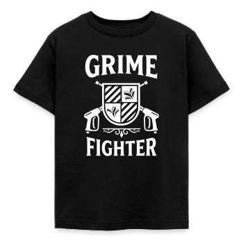 Nettoyeur haute pression Nettoyage haute pression Grime Fighter - T-shirt Enfant - noir - Devant - AI Model Kid Female (0cm)