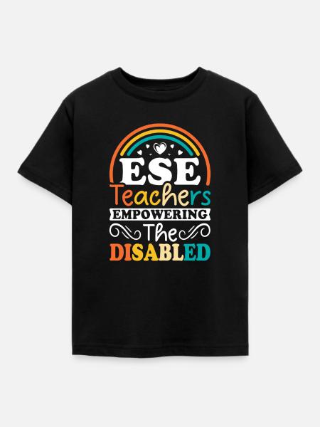 Geschenke für ESE-Lehrer - Kinder T-Shirt - Schwarz