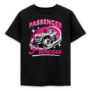 UTV Fille tout-terrain Femme 4 roues côte à côte - T-shirt Enfant - noir - Devant - AI Model Kid Female (0cm)