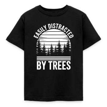 Tree Sayings Tree Funny Trees Gift - Kids' T-Shirt - black - Front - AI Model Kid Female (0cm)