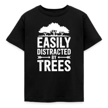 Tree Sayings Tree Funny Trees Gift - Kids' T-Shirt - black - Front - AI Model Kid Female (0cm)