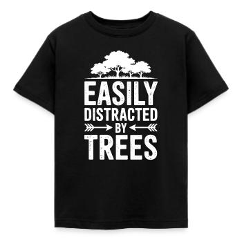 Tree Sayings Tree Funny Trees Gift - Kids' T-Shirt - black - Front - AI Model Kid Female (0cm)