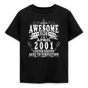 Édition limitée avril 2001 - T-shirt Enfant - noir - Devant - AI Model Kid Female (0cm)