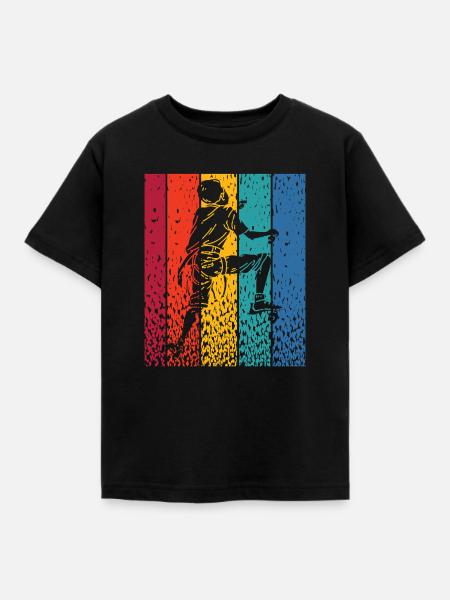 Boulderer Boulder Bouldern - Kinder T-Shirt - Schwarz