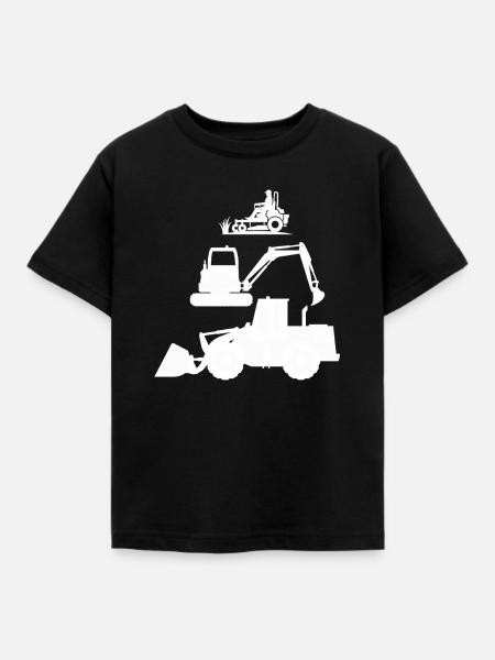 Landschaftsgärtner hart härter Gärtner - Kinder T-Shirt - Schwarz