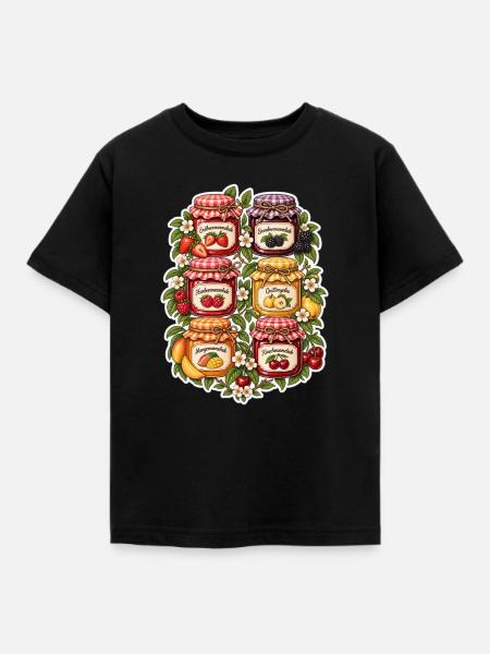 Marmelade - Kinder T-Shirt - Schwarz