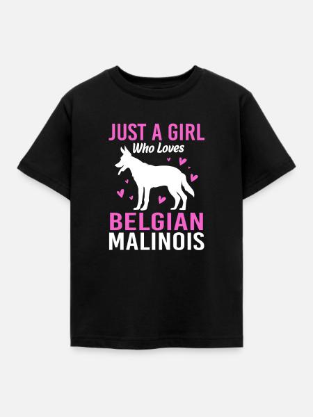 Belgischer Malinois - Kinder T-Shirt - Schwarz