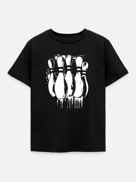 Kegelsport - Kinder T-Shirt - Schwarz