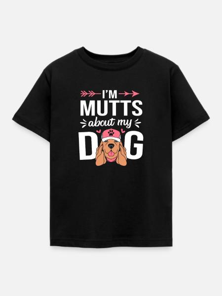 Cocker Spaniel Mama Hundemama - Kinder T-Shirt - Schwarz