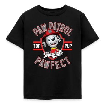 Paw Patrol Marshall Pawfect Feuerwehrhund - Kinder T-Shirt - Schwarz - Vorne - AI Model Kid Female (0cm)