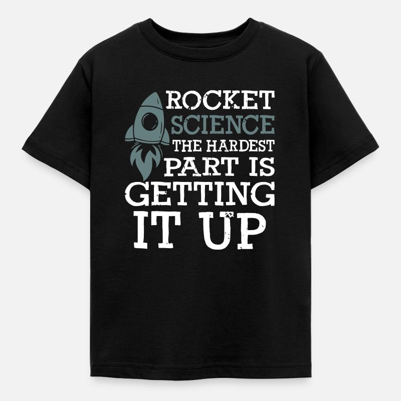 Rocket Science - Kinder T-Shirt - Schwarz