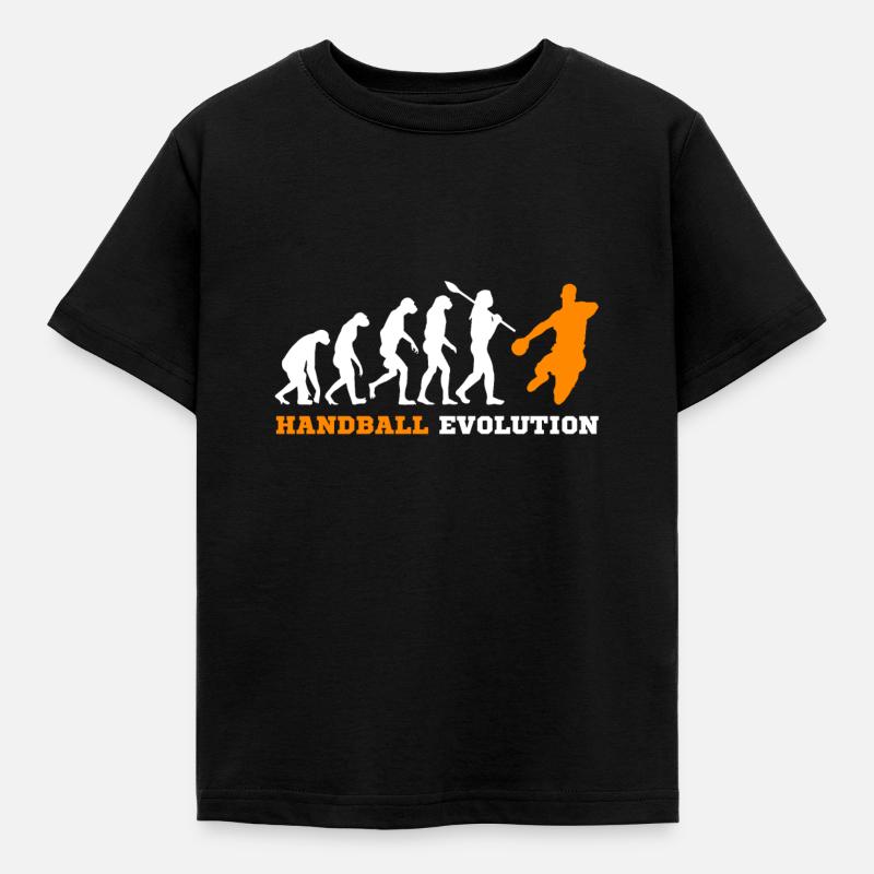 Handball Evolution - Kinder T-Shirt - Schwarz