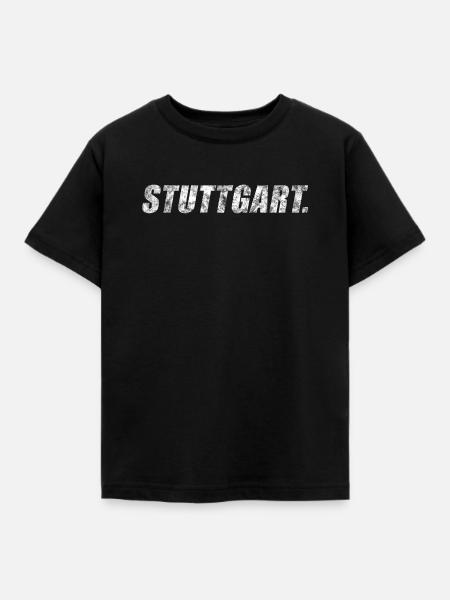 Stuttgart - Kinder T-Shirt - Schwarz