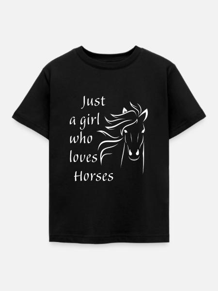 paardrijden - Kinderen T-shirt - zwart