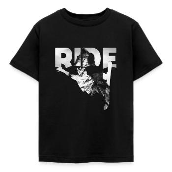 Snowboarding - Kinder T-Shirt - Schwarz - Vorne - AI Model Kid Female (0cm)